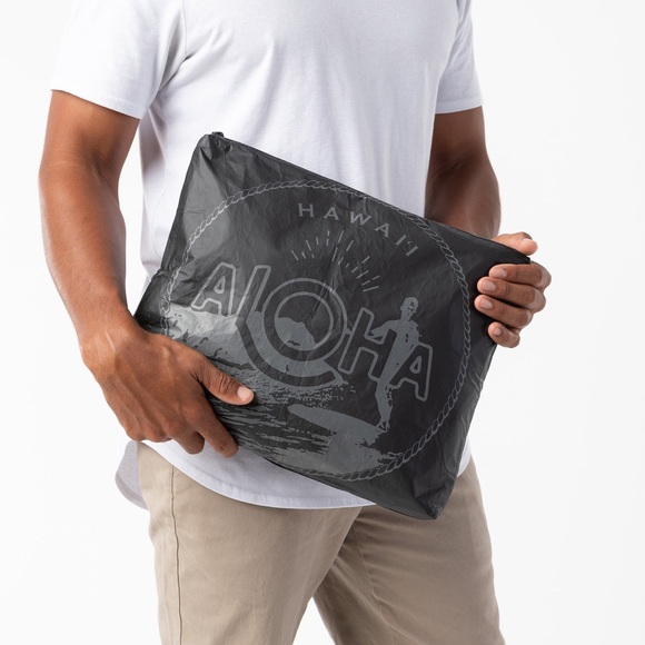 ALOHA Collection Black Waikiki Seal Max Pouch New NWT - Picture 3 of 5